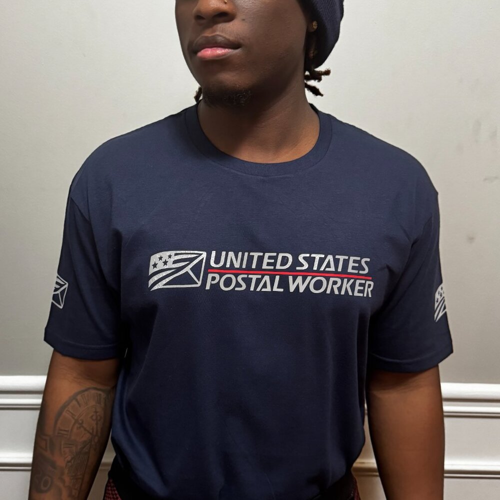 Reflective Postal Tshirt | Choose Logo | Delivery Worker Carrier - Picture 4 of 13